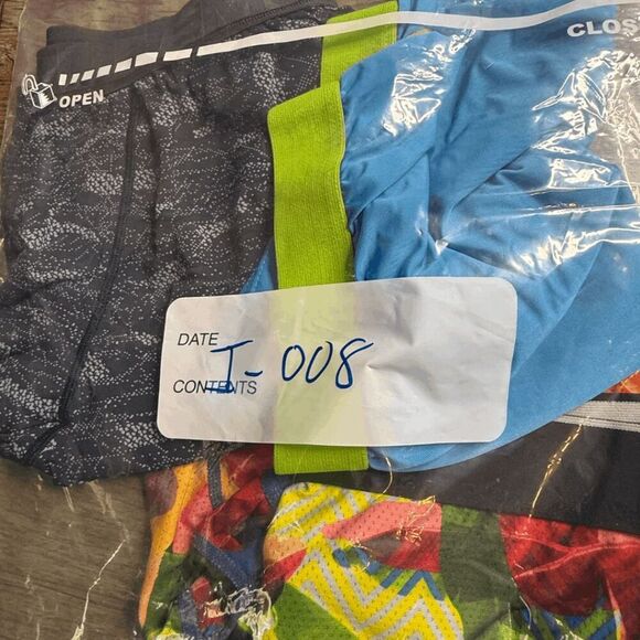 Equipo Men's Stretch Boxer Brief Underwear Shorts Blue Green Size Large - Picture 4 of 4